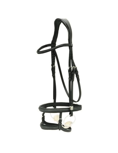 Bridon Pro-Jump avec Slide & Lock muserolle tandem Stubben