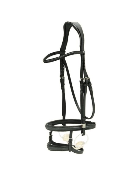 Bridon Pro-Jump avec Slide & Lock muserolle tandem Stubben