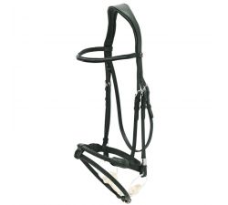 Trense Pro-Jump mit Slide & Lock Reithalfter Strick Stubben