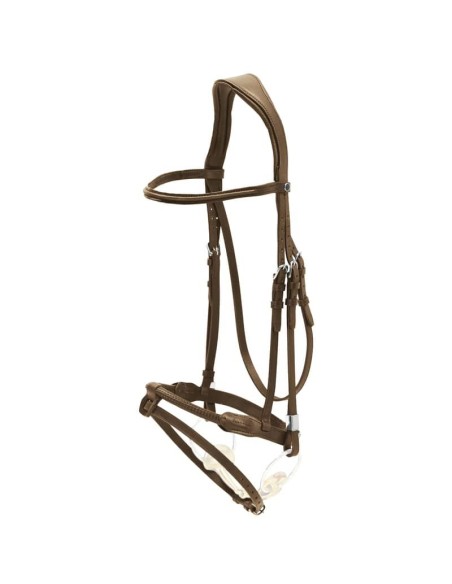 Bridon Pro-Jump avec Slide & Lock muserolle corde Stubben