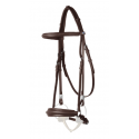 Bridon Leitrim avec Slide & Lock muserolle allemande Stubben