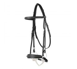 Bridon Leitrim avec Slide & Lock muserolle allemande Stubben
