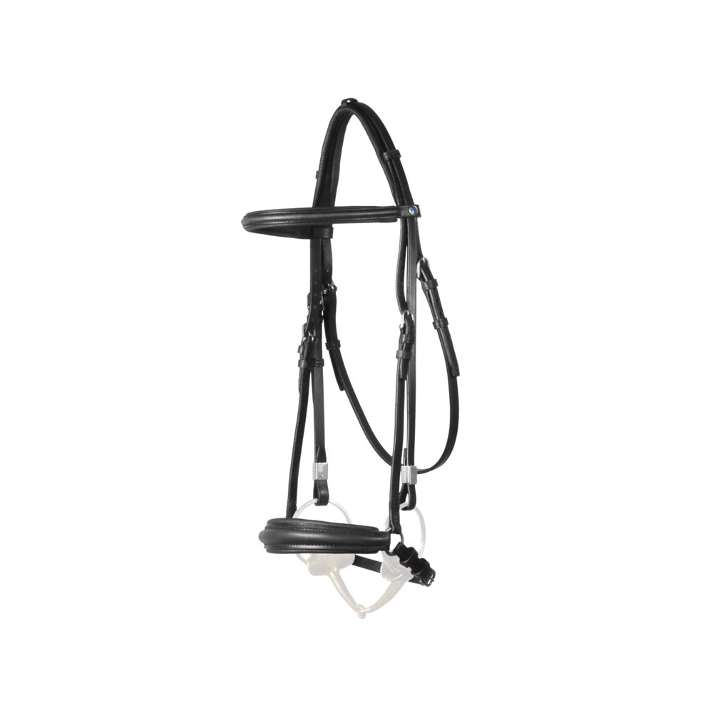 Bridon Leitrim avec Slide & Lock muserolle allemande Stubben