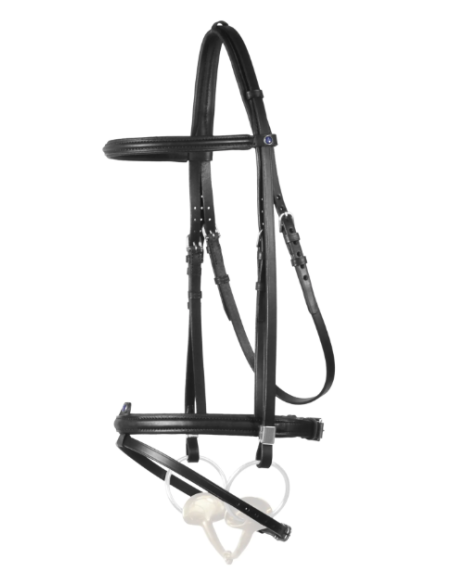 Bridon Leitrim avec Slide & Lock muserolle combinée Stubben