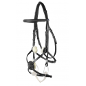 Bridon Leitrim avec Slide & Lock muserolle croisée Stubben