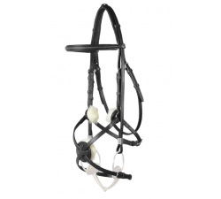 Cabezada Leitrim con muserola cruzada Slide & Lock Stubben