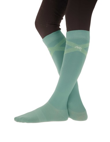 Chaussettes d'équitation PENELOPE Gummy lot de 2