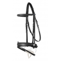 Bridon Leitrim Slide & Lock muserolle combinée dressage Stubben