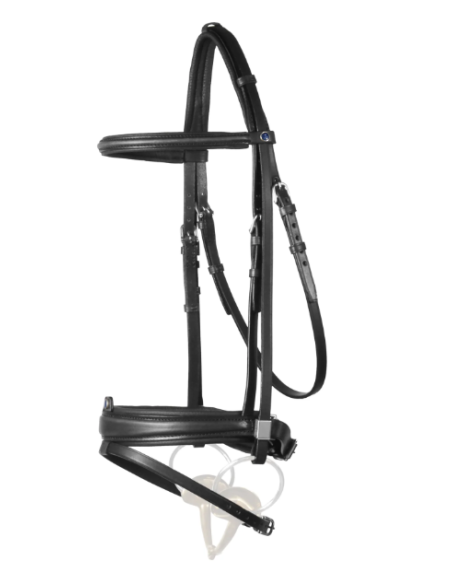 Trense Leitrim Slide & Lock Kombinierter Reithalfter Dressur Stubben