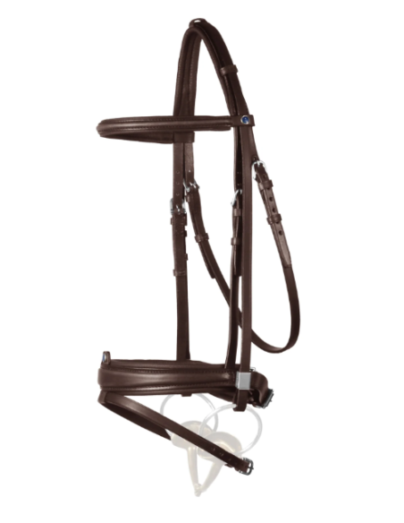 Bridon Leitrim Slide & Lock muserolle combinée dressage Stubben
