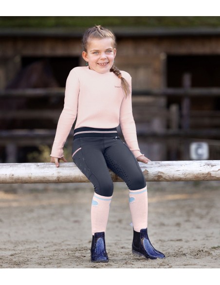 Calcetines de montar con purpurina, para niños ELT