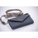 Phone Pocket PENELOPE perforiertes Leder