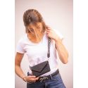 Phone Pocket PENELOPE perforiertes Leder