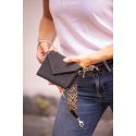 Phone Pocket PENELOPE perforiertes Leder