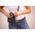 Phone Pocket PENELOPE cuir perforé