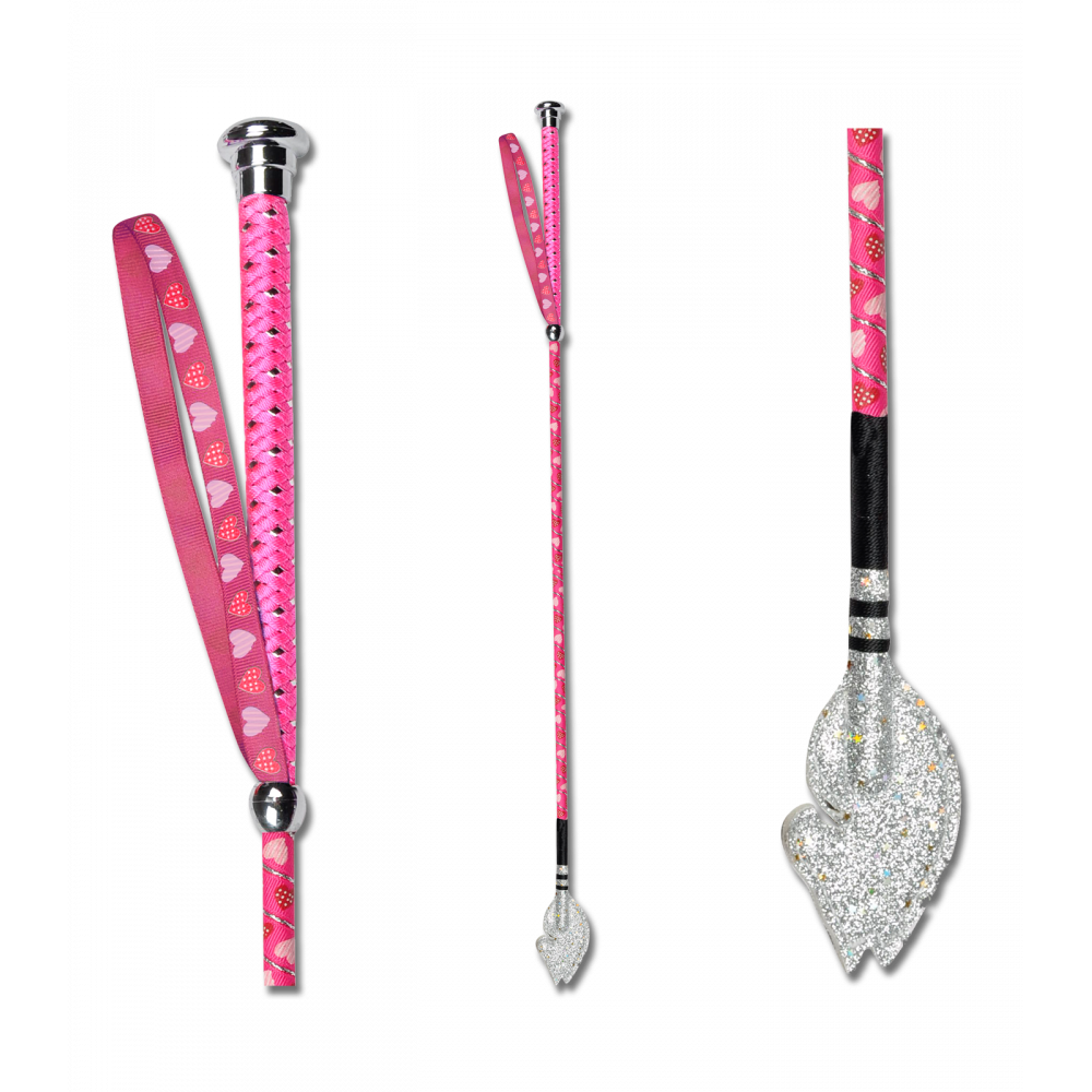 Cravache pour enfants avec claquette en tête de cheval Waldhausen