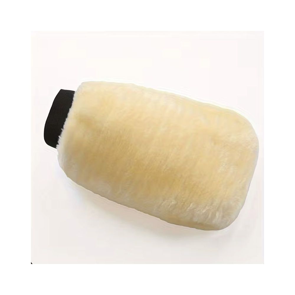 gant de pansage à lustrer mouton synthétique