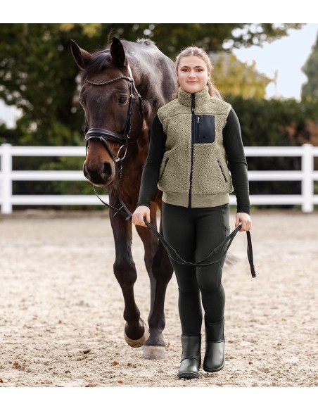 Veste sans manches en polaire Teddy Alma, pour ados ELT