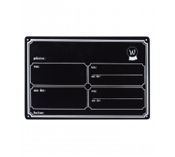 Boxentafel aus Metall Waldhausen