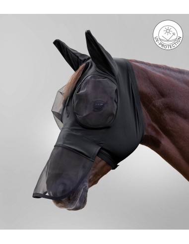 Masque anti-mouches Puck avec protection nasale Waldhausen du shetland au trait