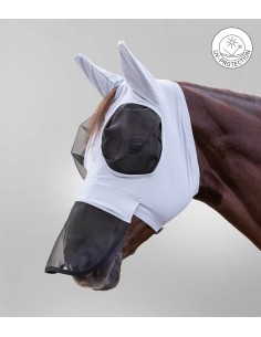 Masque anti-mouches Puck avec protection nasale Waldhausen du shetland au trait 2
