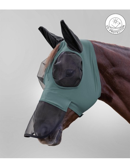 Masque anti-mouches Puck avec protection nasale Waldhausen du shetland au trait