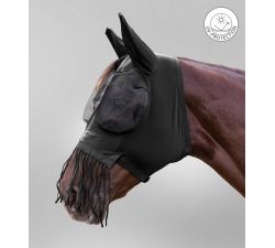 Masque anti-mouches Puck avec franges nasales Waldhausen du shetland au trait