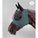 Masque anti-mouches Puck avec franges nasales Waldhausen du shetland au trait