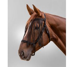 Licol de pâturage avec franges anti-mouches Waldhausen du shetland au trait