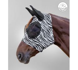 Masque anti-mouches Puck Zebra Waldhausen du shetland au trait