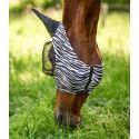 Masque anti-mouches Puck Zebra Waldhausen du shetland au trait