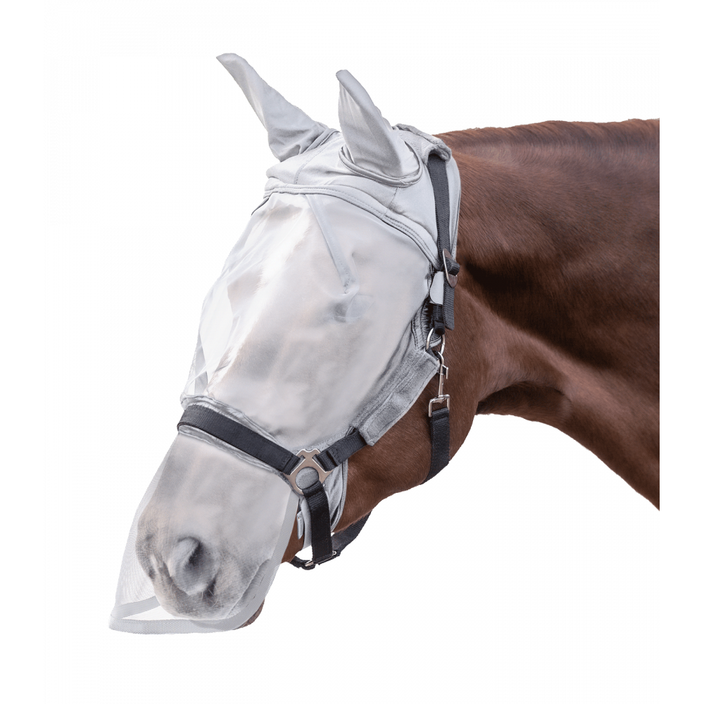 Masque anti-mouches pour licol, avec oreilles et nez PREMIUM Waldhausen