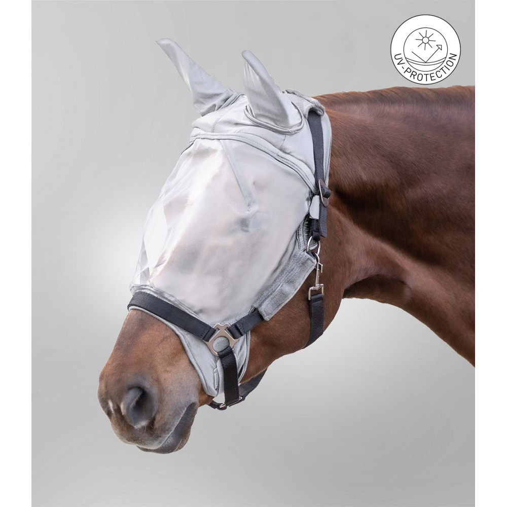 Masque anti-mouches pour licol, avec oreilles PREMIUM Waldhausen
