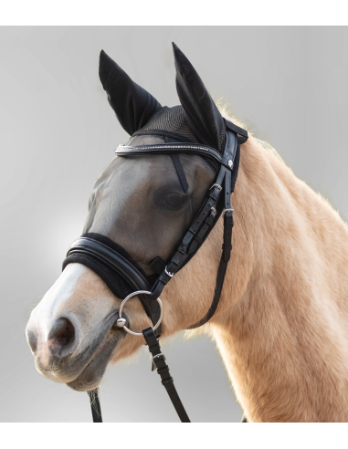Masque anti-mouches Ride Waldhausen du poney au trait