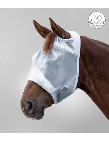 Masque anti-mouche sans oreilles PREMIUM Waldhausen du shetland au trait