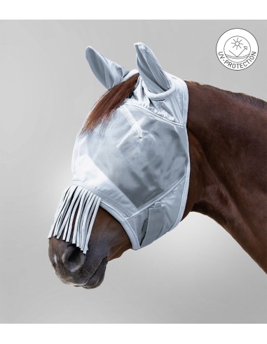 Masque anti-mouche avec oreilles et franges de naseaux PREMIUM Waldhausen