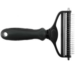 2-en-1 brosse et peigne à mue HIPPOTONIC