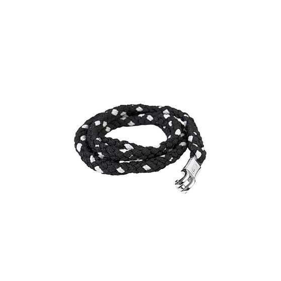 Longe 2m25 spécial randonnée mousqueton anti panique Horze Noir
