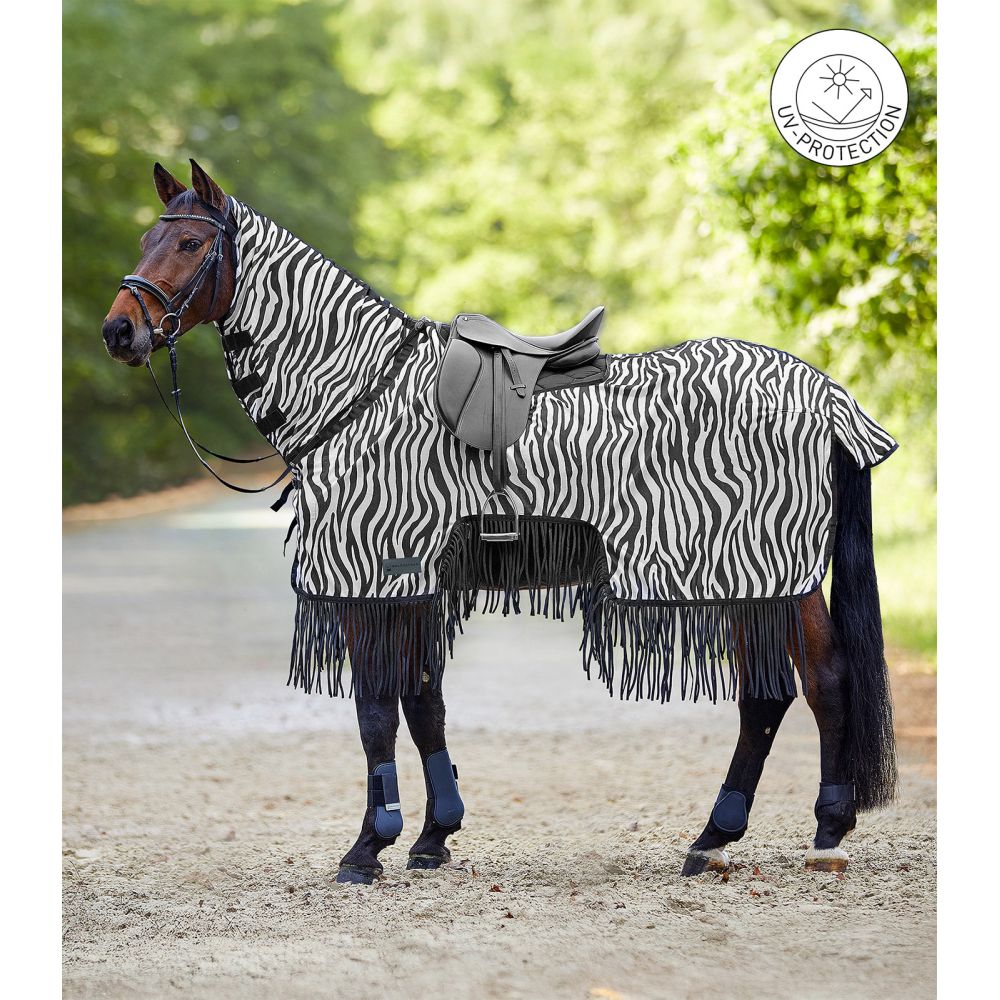 Fliegenhemd Zebra mit Fransen Waldhausen