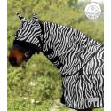 Couvre-cou anti-mouche Zebra du shetland au cheval Waldhausen