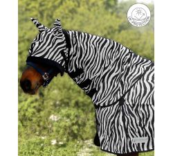 Couvre-cou anti-mouche Zebra du shetland au cheval Waldhausen