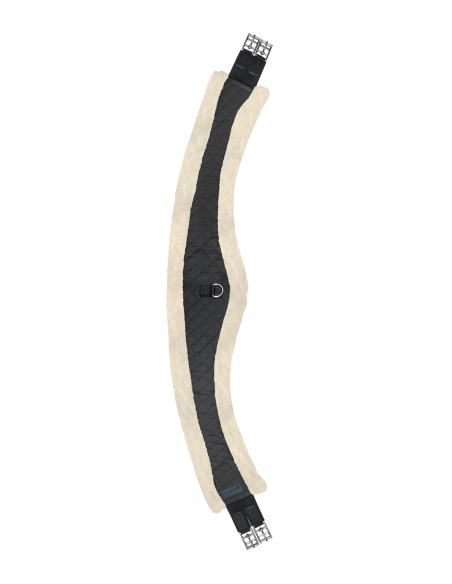 Sangle demi-lune longue avec tissu molletonné Waldhausen