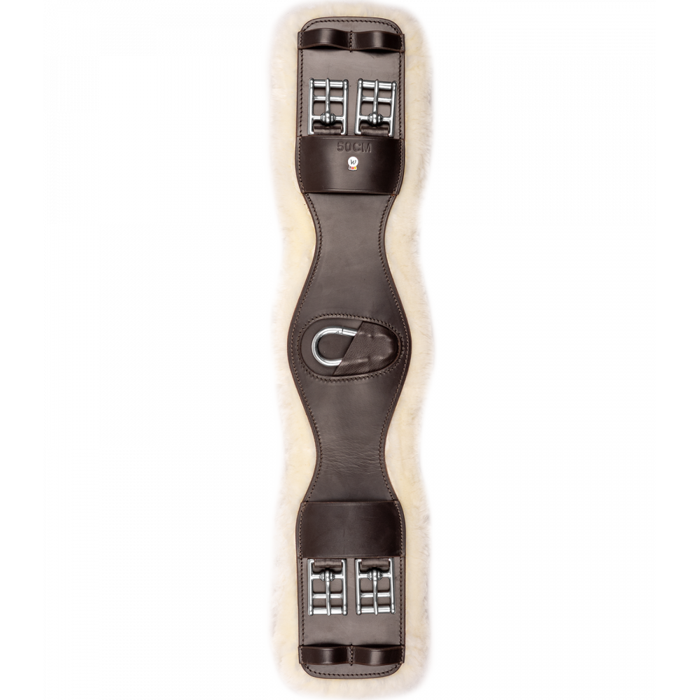 Correa corta de cuero Waldhausen con lana ECO Waldhausen