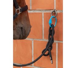 Mosquetón de seguridad antipánico para caballos