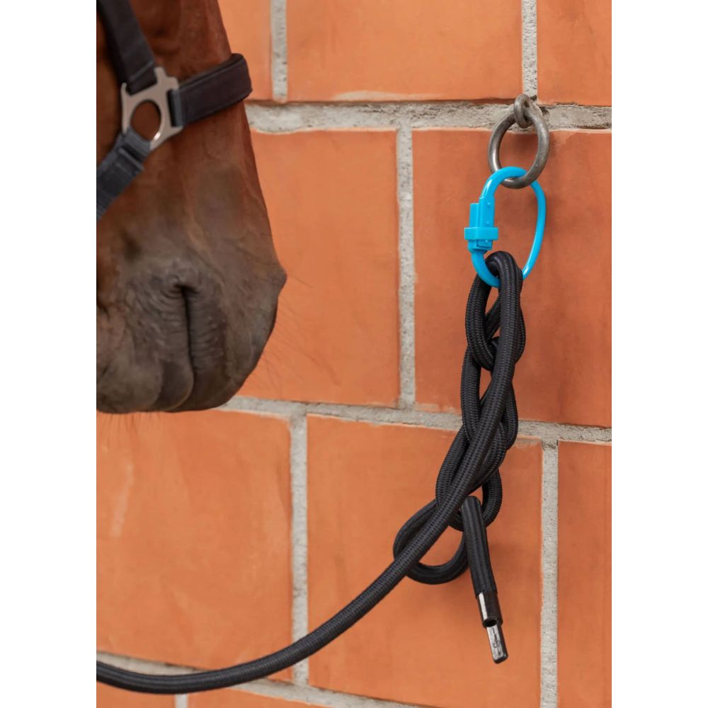 Mosquetón de seguridad antipánico para caballos