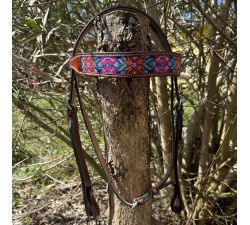 Cabezada de cuentas navajo