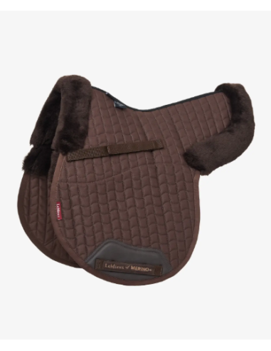 Tapis de selle mixte en forme doublé en Merino