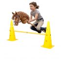 Juego de conos y barras para hobby-horse