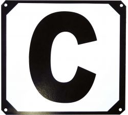 Lote de 12 letras de carrusel HIPPOTONIC con soporte metálico