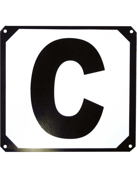 Set von 12 Karussellbuchstaben HIPPOTONIC Metallständer